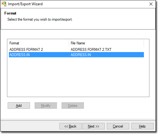 Format window