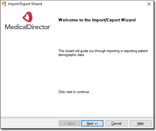 Import/Export Wizard