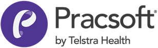 Pracsoft by Telstra Health logo